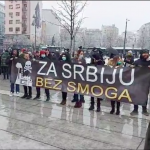 Protest protiv ubistvenog vazduha u Srbiji